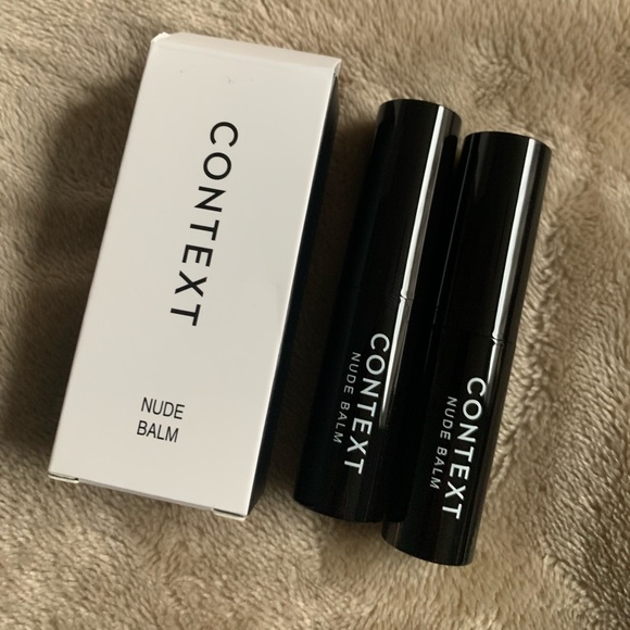 Context Makeup Context Nude Lip Balm Duo Set Bnib Poshmark